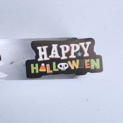 Set Of 25Pcs Halloween Party Striped Decorative Straws Disposable