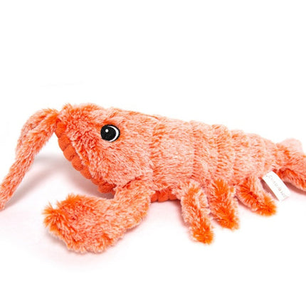 Pet Toys Electric Jumping Shrimp USB Charging Simulation Lobster Funny