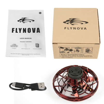 Mini Drone LED UFO Type Flying Helicopter Spinner Fingertip