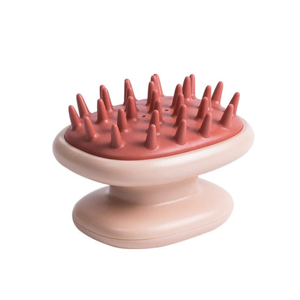 Silicone Head Body Scalp Massage Shampoo Brush Multiple Color Promote