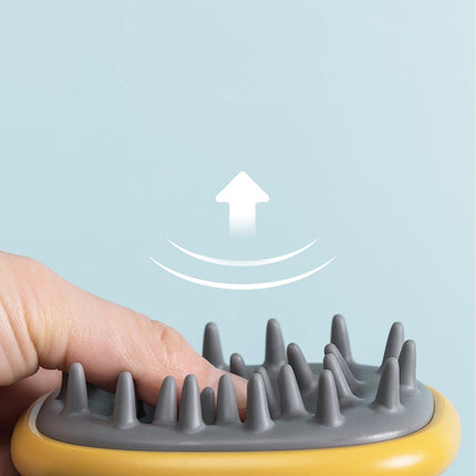 Silicone Head Body Scalp Massage Shampoo Brush Multiple Color Promote