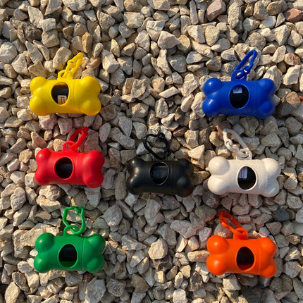 DogBone Poop Bag Dispenser with Bags