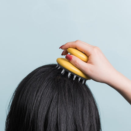 Silicone Head Body Scalp Massage Shampoo Brush Multiple Color Promote