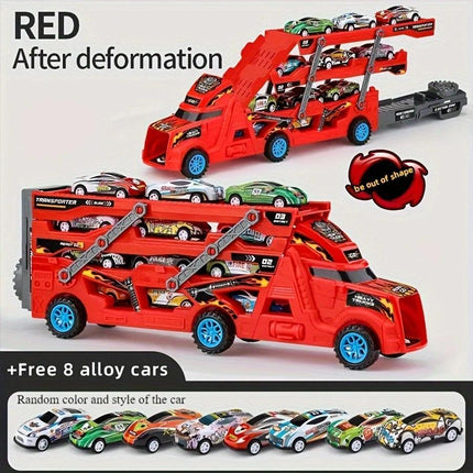 Energy-releasing Deformation Catapult Toy Car Set