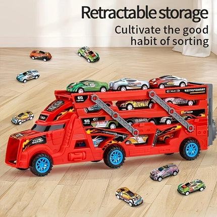 Energy-releasing Deformation Catapult Toy Car Set