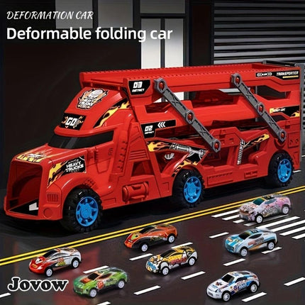 Energy-releasing Deformation Catapult Toy Car Set
