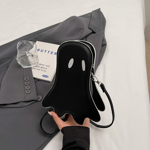 Women's Halloween Ghost Kid Messenger Bag