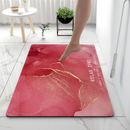 Home Gadget Anti-Slip Mat Super Absorbent Bathroom Floor Mat Diatom