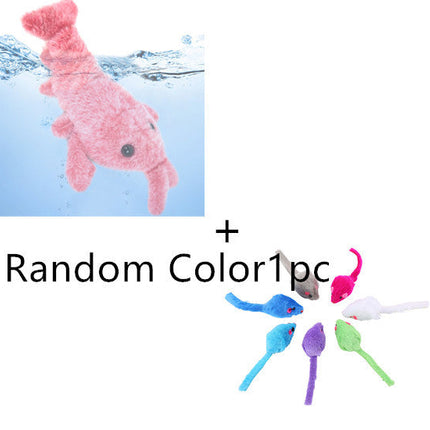 Pet Toys Electric Jumping Shrimp USB Charging Simulation Lobster Funny