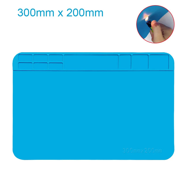 Repair Pad Insulation Heat-Resistant Soldering Station Silicon Soldering Mat Work Pad Desk Platform for BGA Soldering Station