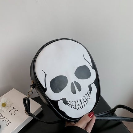 Halloween Skull Shoulder Bag Personality Funny Messenger Bag Kids