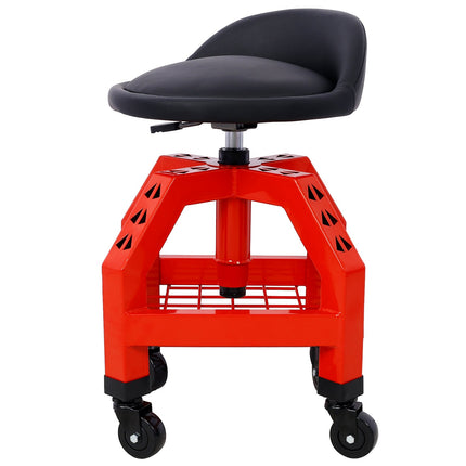 Pneumatic 360 Degree Swivel Stool, Mechanics Rolling Creeper Seat,
