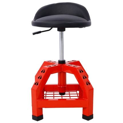 Pneumatic 360 Degree Swivel Stool, Mechanics Rolling Creeper Seat,