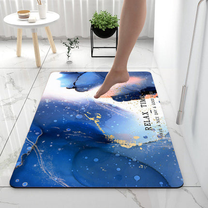 Home Gadget Anti-Slip Mat Super Absorbent Bathroom Floor Mat Diatom