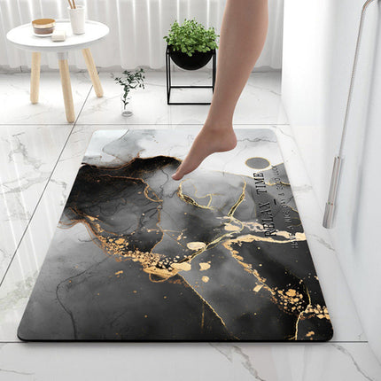 Home Gadget Anti-Slip Mat Super Absorbent Bathroom Floor Mat Diatom