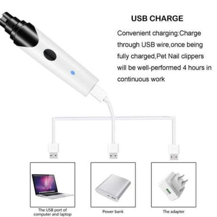 Pet Dog Cat Pencil Sharpener, Electric Nail Clippers Cleaning Nail