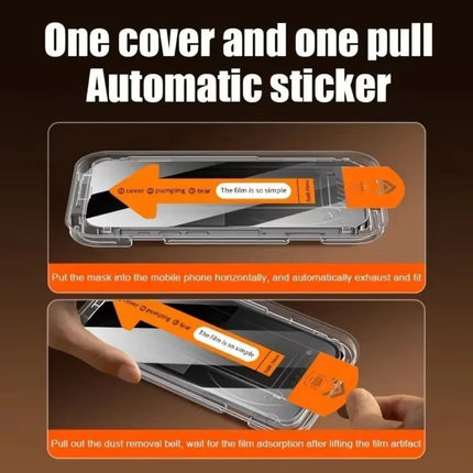 NNBILI Oleophobic Coating Dust Free Easy Installation Screen Protector For iPhone 14 11 13 12 15 16 Pro Max Mini XS X XR Glass