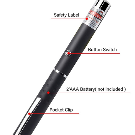 3 Packs 900Mile Laser Pointer Pen Green Blue Red Light Visible Beam