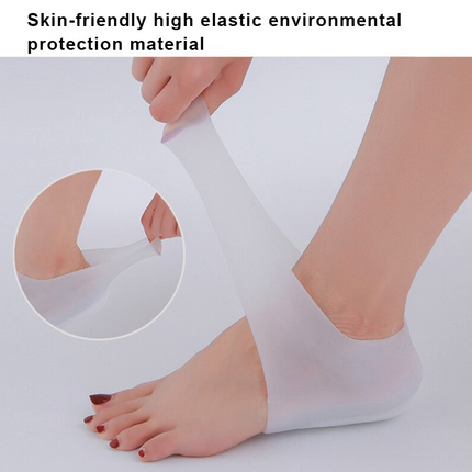 Concealed Footbed Enhancers Invisible Height Increase Silicone Insoles