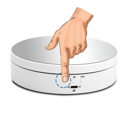 360° Electric Motorized Rotating Display Stand Jewelry Photography