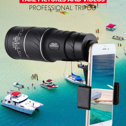 40X60 Monocular Binoculars With Night Vision BAK4 Prism High Power