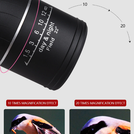 40X60 Monocular Binoculars With Night Vision BAK4 Prism High Power