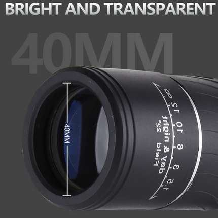 40X60 Monocular Binoculars With Night Vision BAK4 Prism High Power