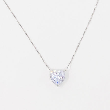 Absolute Beauty Sterling Silver Heart Necklace