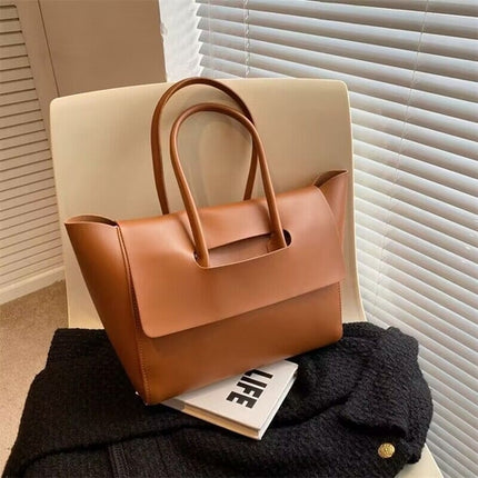 Fashion Women Shoulder Bags Large Capacity Handbags Simple Retro Tote