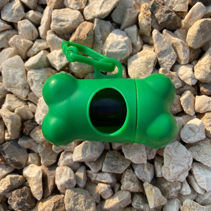 DogBone Poop Bag Dispenser with Bags