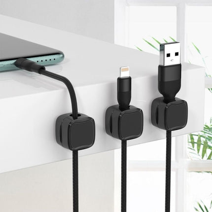 Magnetic Cable Clip Under Desk Cable Management Adjustable Cord Holder