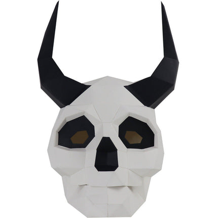 Spooky Skull Design Craft Mask for Halloween DIY Project