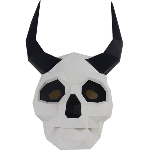 Spooky Skull Design Craft Mask for Halloween DIY Project