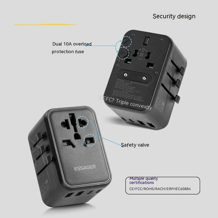 65W Power Adapter Worldwide Voltage Adapter