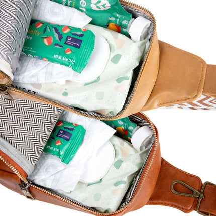 Crossbody bag baby pouch