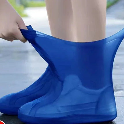 Waterproof Silicone Shoe Covers Protector Anti-Slip Boot For Outdoor Rainy Day Reusable Non-Slip Wear-Resistant Rain Shoe Covers