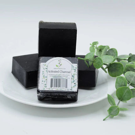 Activated Charcoal Soap With Eucalyptus 2.0oz-0