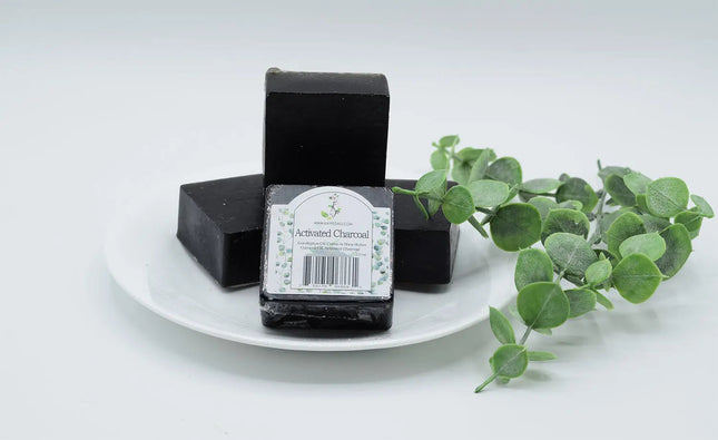 Activated Charcoal Soap With Eucalyptus 2.0oz-0
