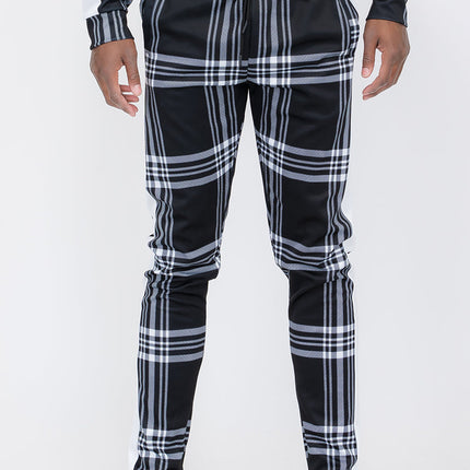 Plaid Out Track Pants