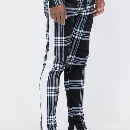 Plaid Out Track Pants
