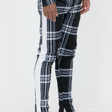 Plaid Out Track Pants