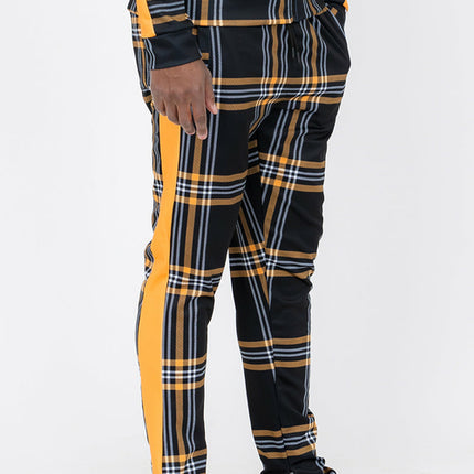 Plaid Out Track Pants
