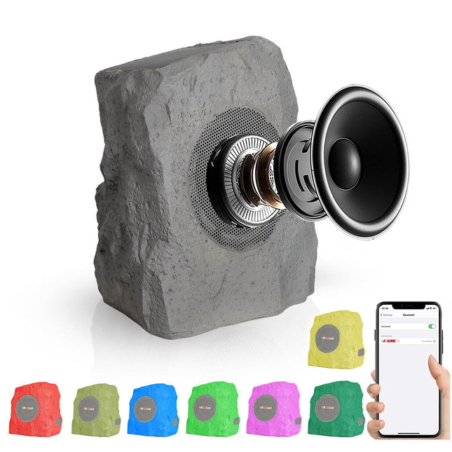 5Core Outdoor Wireless Speakers Bluetooth Rock Waterproof Linkable TWS