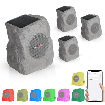 5Core Outdoor Wireless Speakers Bluetooth Rock Waterproof Linkable TWS