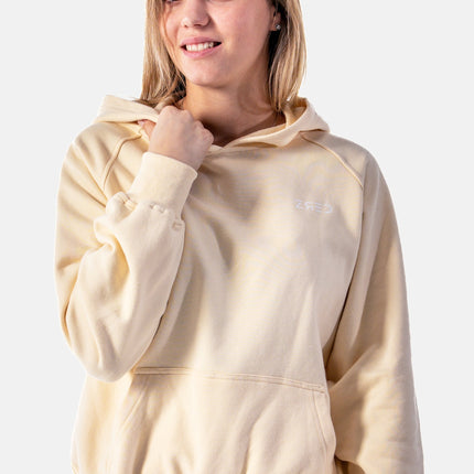 Hoodie Static - yellow - Damen
