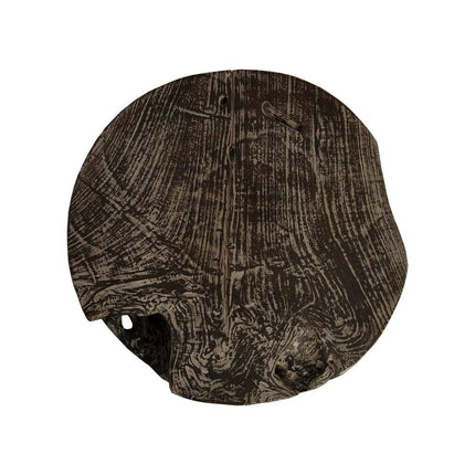 Side Table Black Wash Round