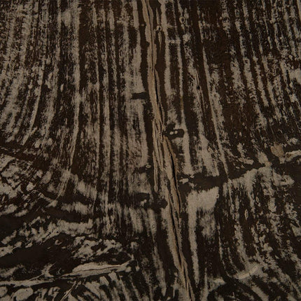 Side Table Black Wash Round