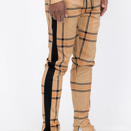 Plaid Out Track Pants