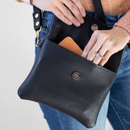 Foldover Crossbody Clutch