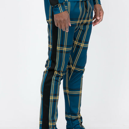 Plaid Out Track Pants
